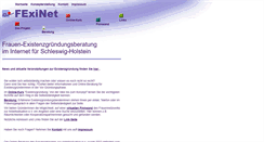 Desktop Screenshot of fexinet.frauennetzwerk-sh.de